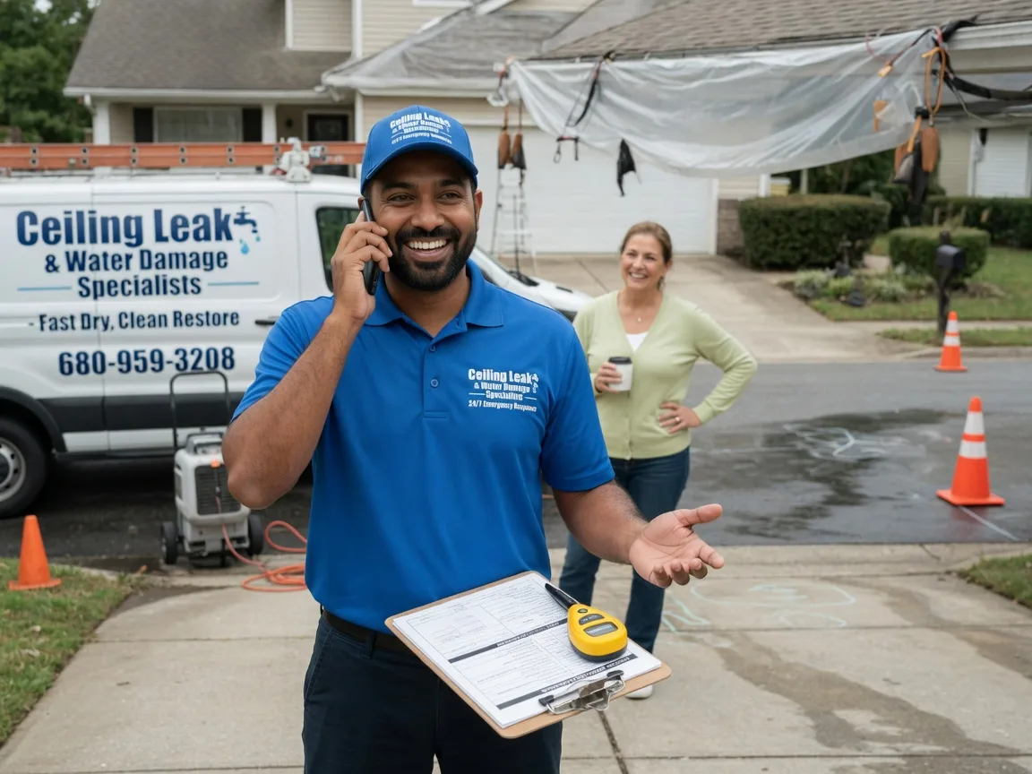 Ceiling Leak Cleanup Mountain View, AR FAQs